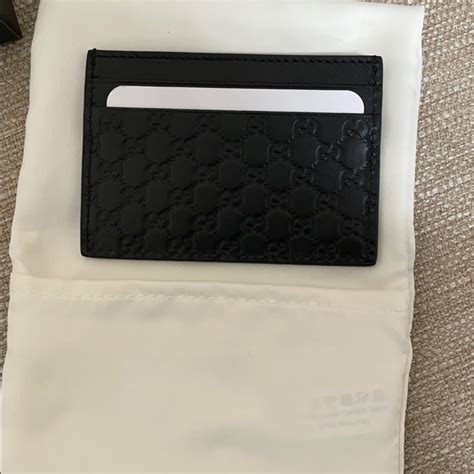 fake gucci card holder mens|gucci microguccissima card holder.